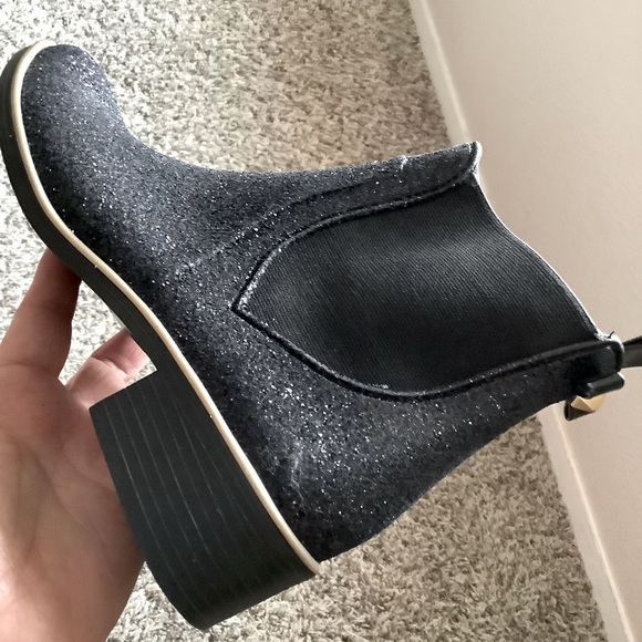 Kate Spade Sedgewick Black.   Glitter Ankle - Picture 5 of 8